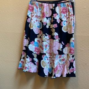 Skirt, elastic waist, rayon